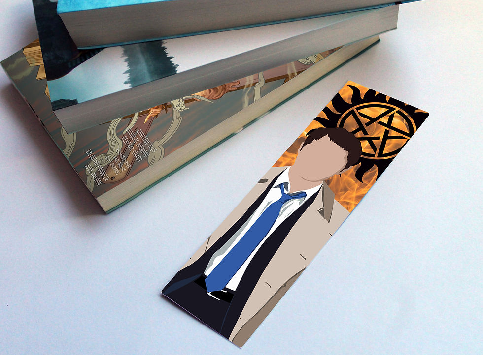 Thumbnail: Supernatural - Castiel Bookmark