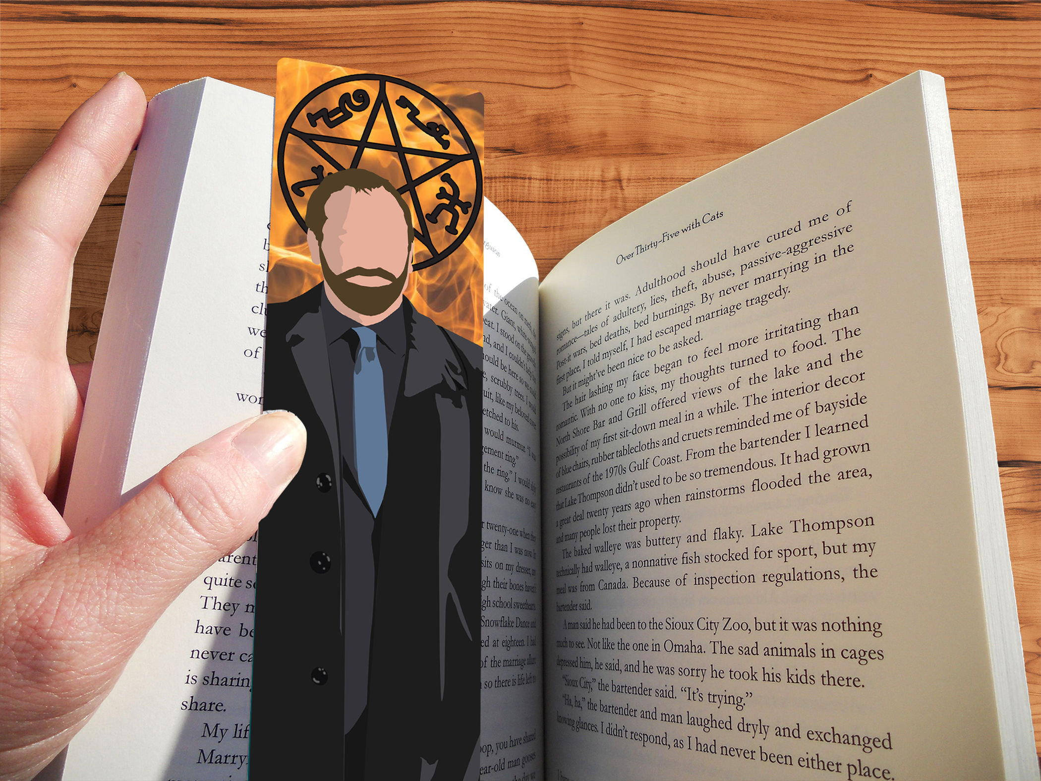 Supernatural - Crowley Bookmark