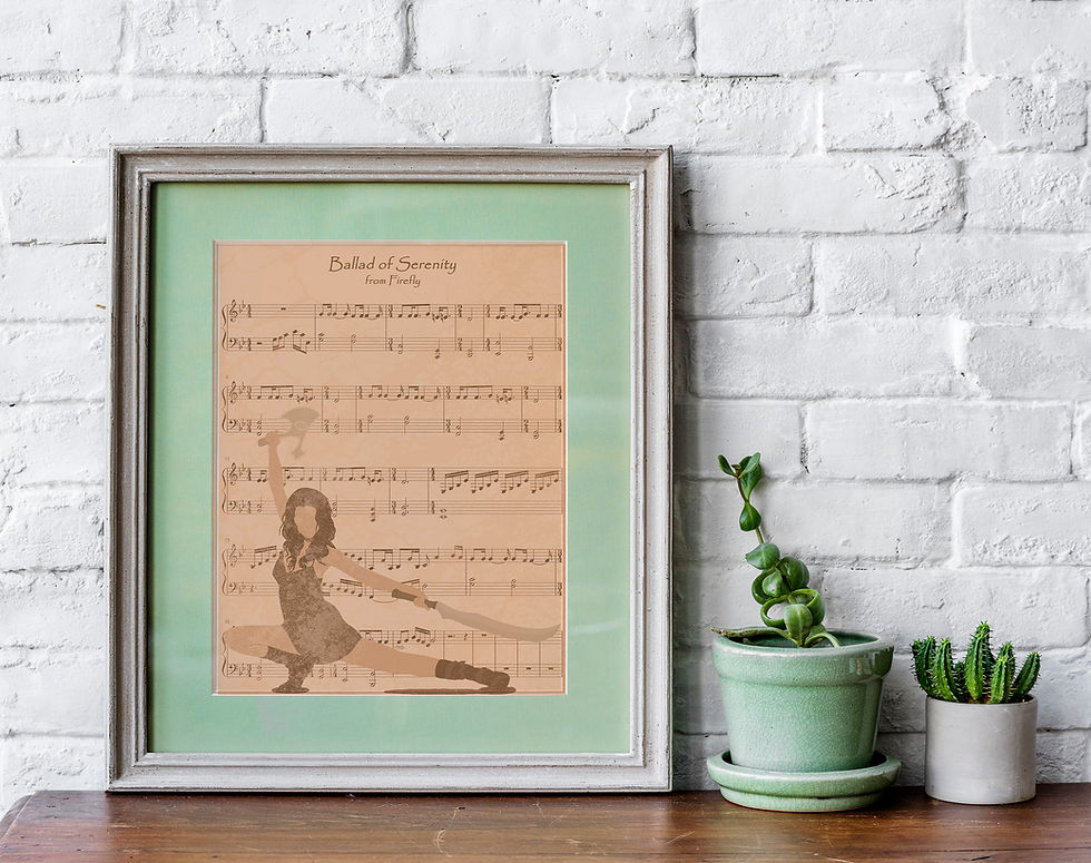 Thumbnail: River - Firefly / Serenity - Ballad of Serenity Sheet Music Print