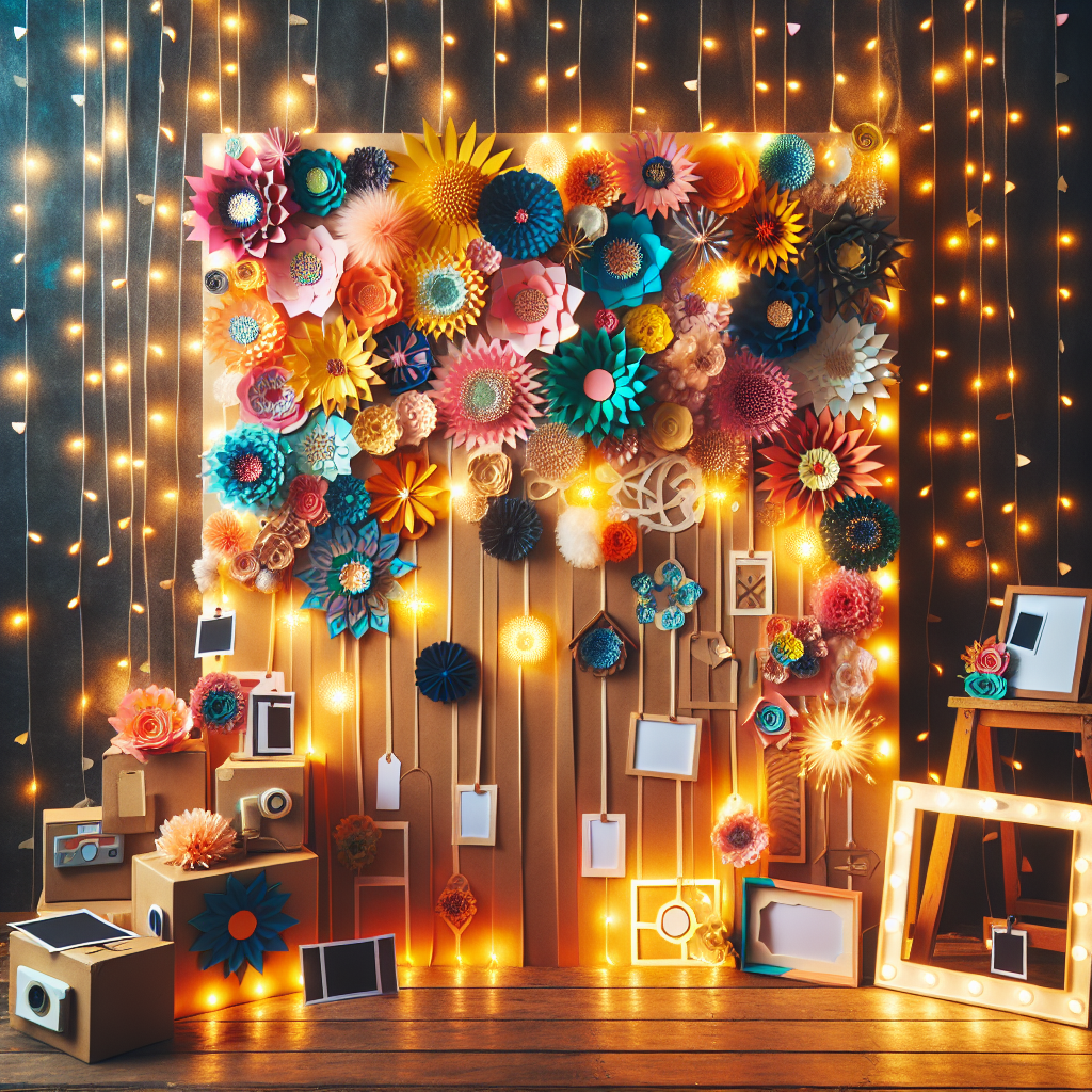 Floral backdrop