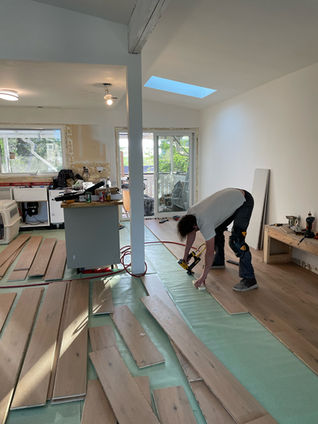 Nail down engineered hardwood install 