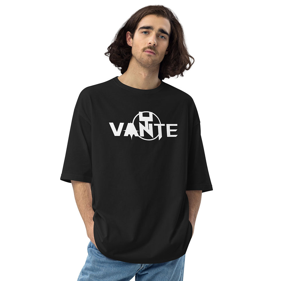 Thumbnail: VANTE Band Double Sided Print Unisex oversized t-shirt