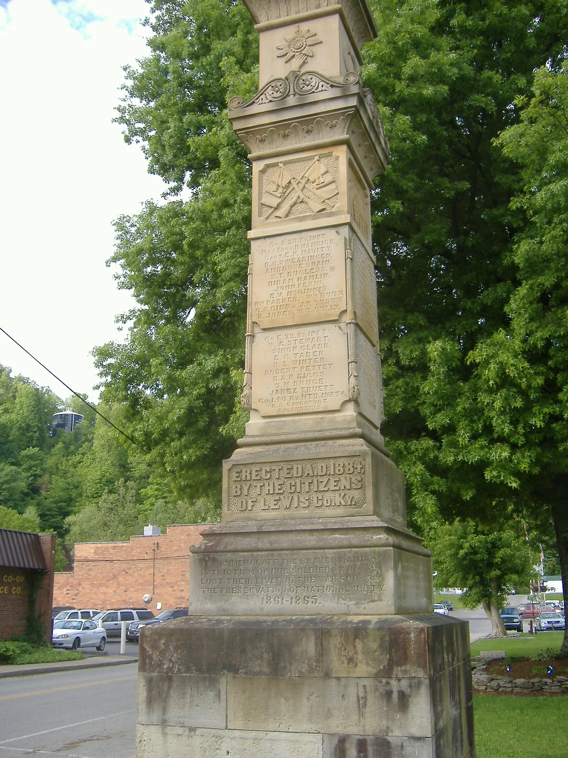 Union Monument City of Vanceburg