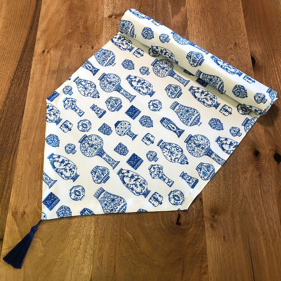Küçük resim: Blue Blank Runner Örtü