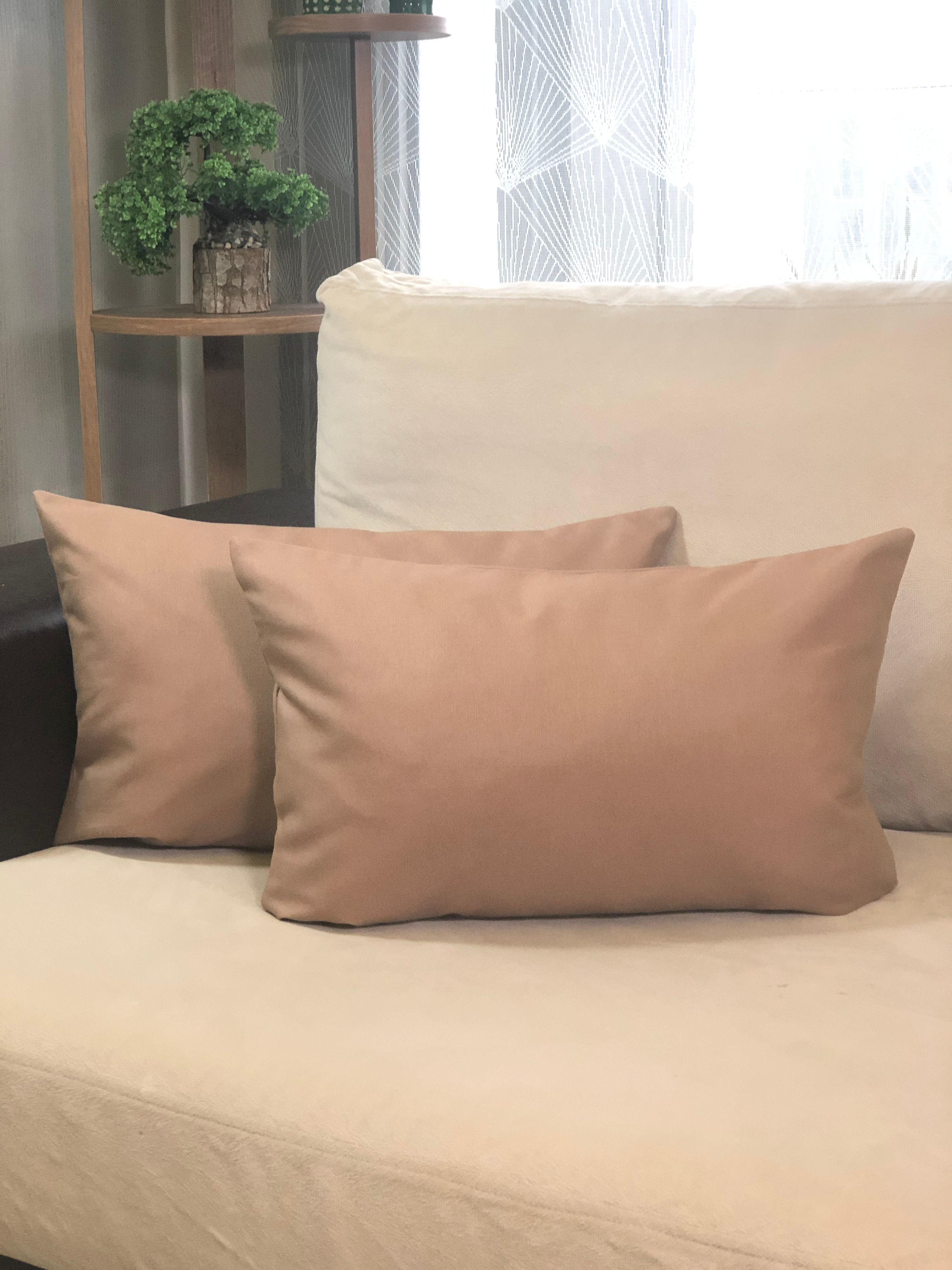 Buğday Renk Küçük Kırlent (2 Adet)