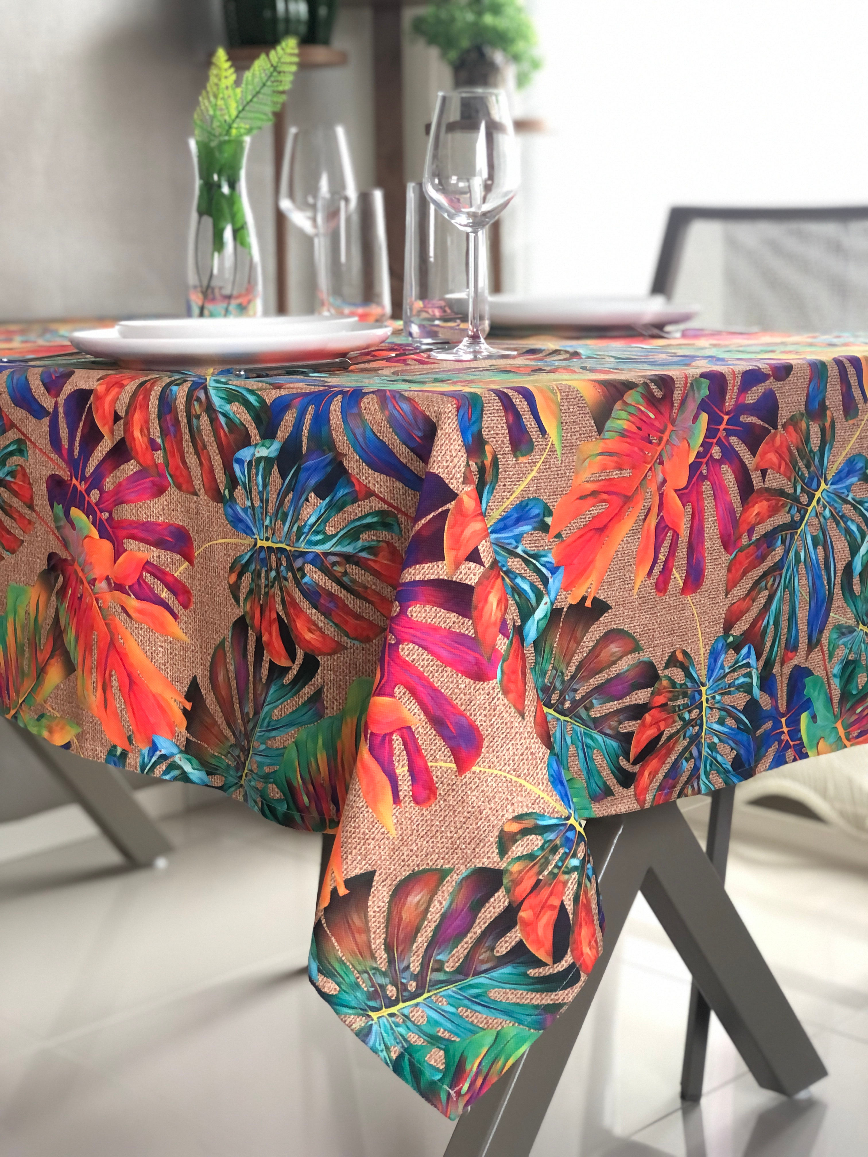 Devetabanı (Hasır Zemin) Desen Masa Örtüsü