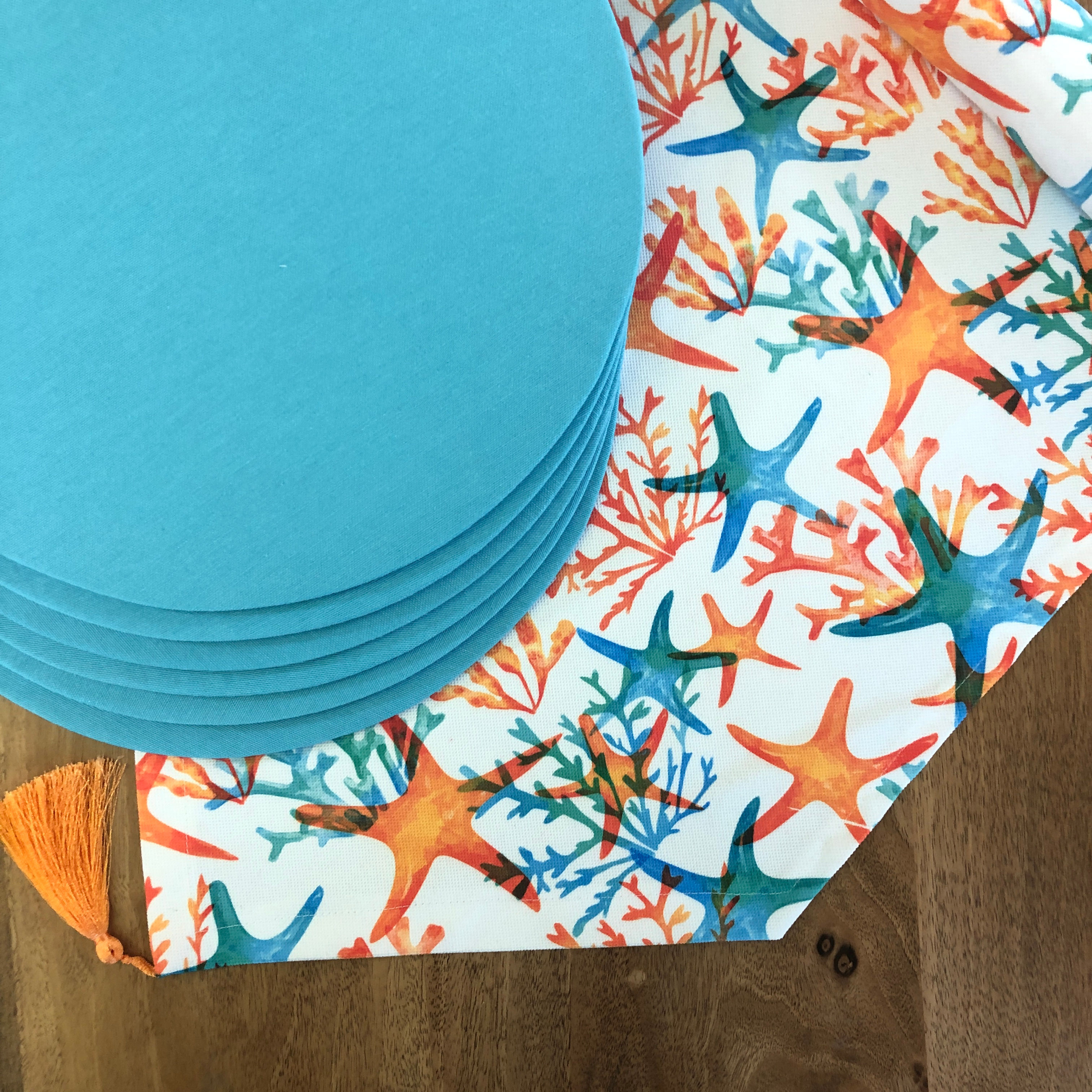 Deniz Yıldızı Desen Takım