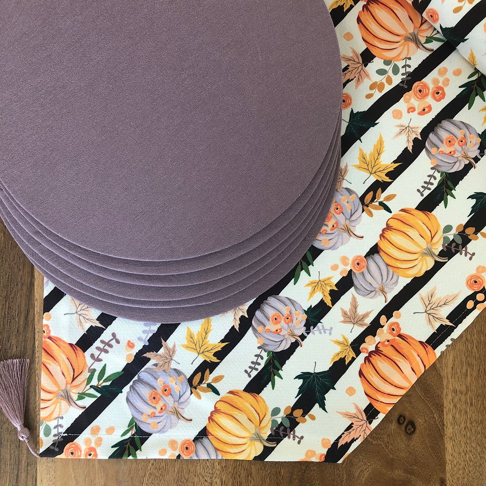 Bal Kabağı Desen Takım