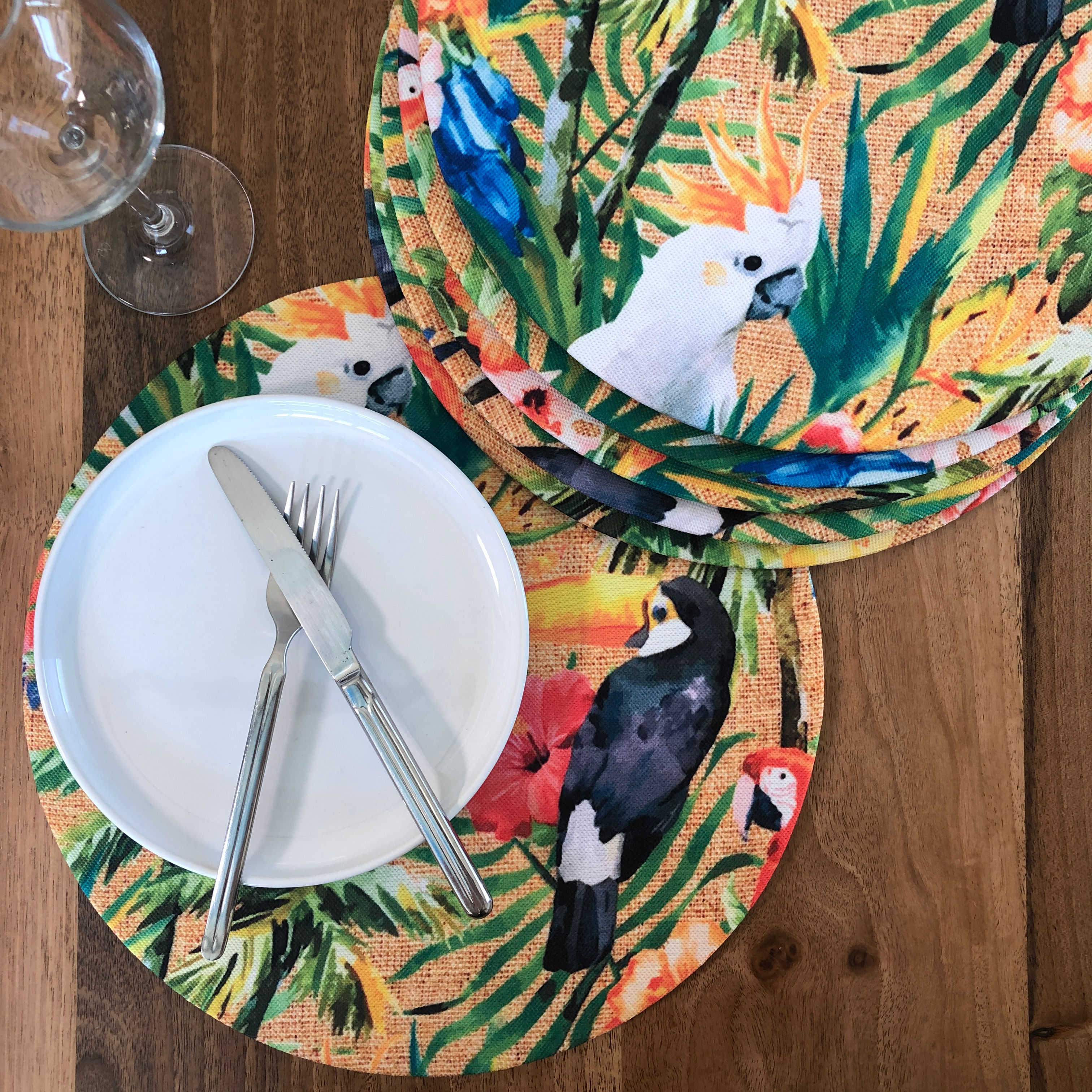 Papağan Desen Supla