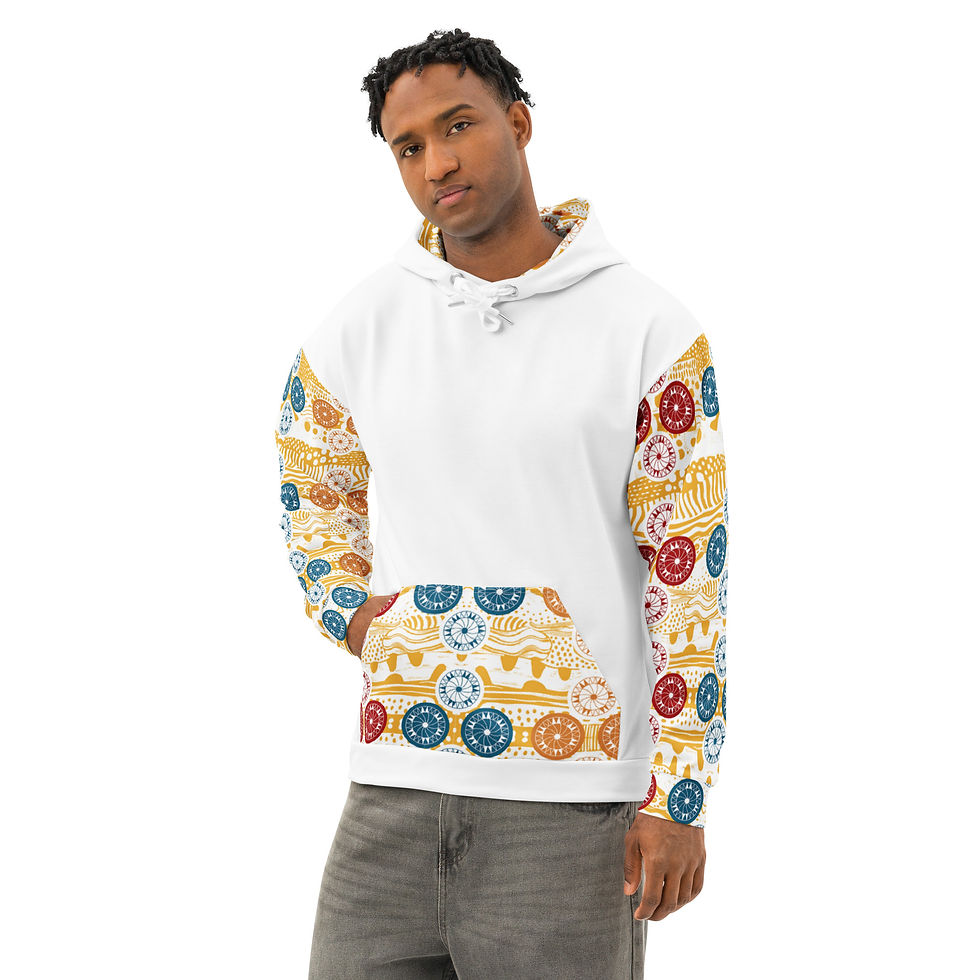 Thumbnail: Wagon Wheel cotton hoodie