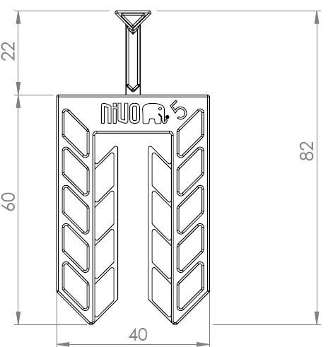 Miniature : MIX 200 CALES FOURCHETTES POUR LAMBOURDE FORKPAD