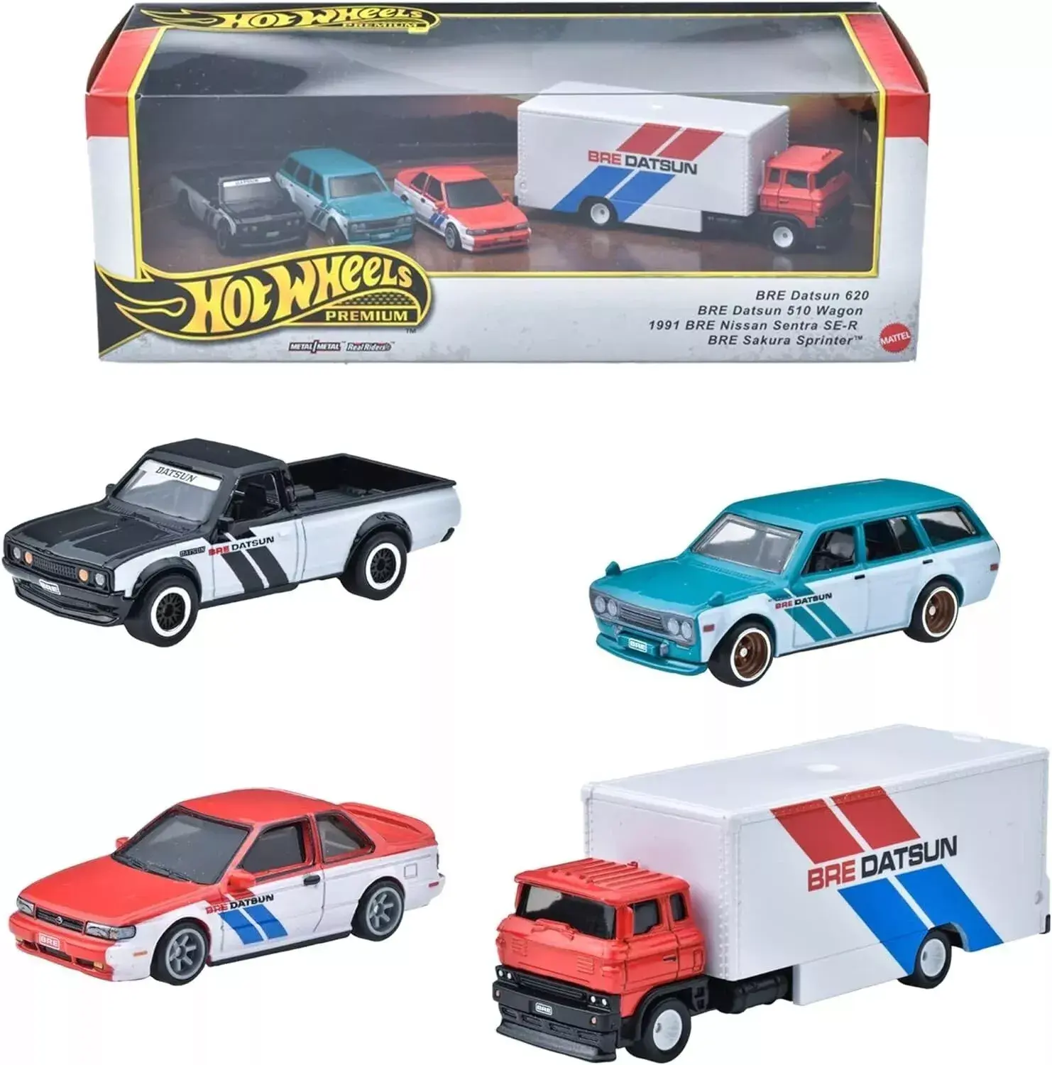 GMH39 Hot Wheels Premium Collector's Set BRE Datsun