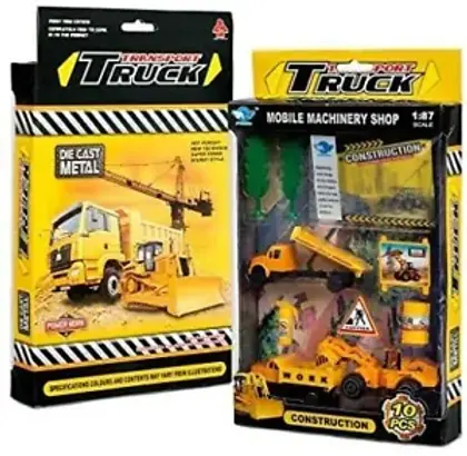 Big-Daddy Construction Car Toy Set 10Pcs