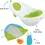 Thumbnail: Fisher-Price Baby to Toddler Bath 4-in-1 Sling 'N Seat Tub + 2 Toys