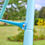 Thumbnail: TP Triple Metal Swing Set with Glider Swing Seat
