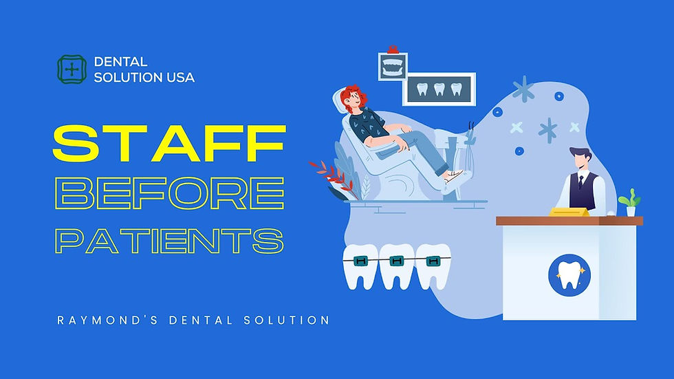 staff before patients