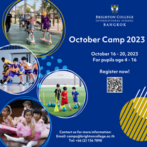 October Camp at Brighton College Bangkok