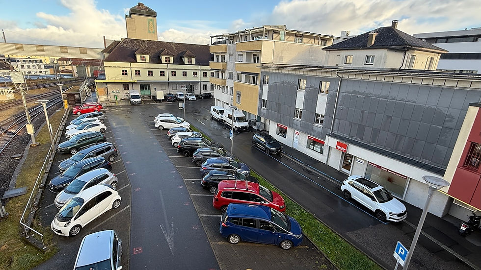 Die aktuelle Situation an der Bahnhofstrasse. Foto cb