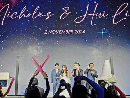 Emcee Singapore - 2nd November 2024, Wedding of Nicholas & Hui Lin