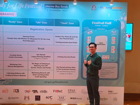 Emcee Singapore - 2nd November 2024, "Ready For Life" Festival