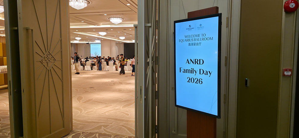 Emcee Singapore - ANRD Family Day 2026 in full swing at the luxurious Equarius Ballroom, offering a vibrant gathering space for the staff of Abbott Nutrition Research & Development and their families.