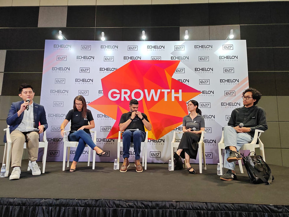 Emcee - Panel discussion at Echelon Singapore 2025 focuses on strategies for business growth and innovation.