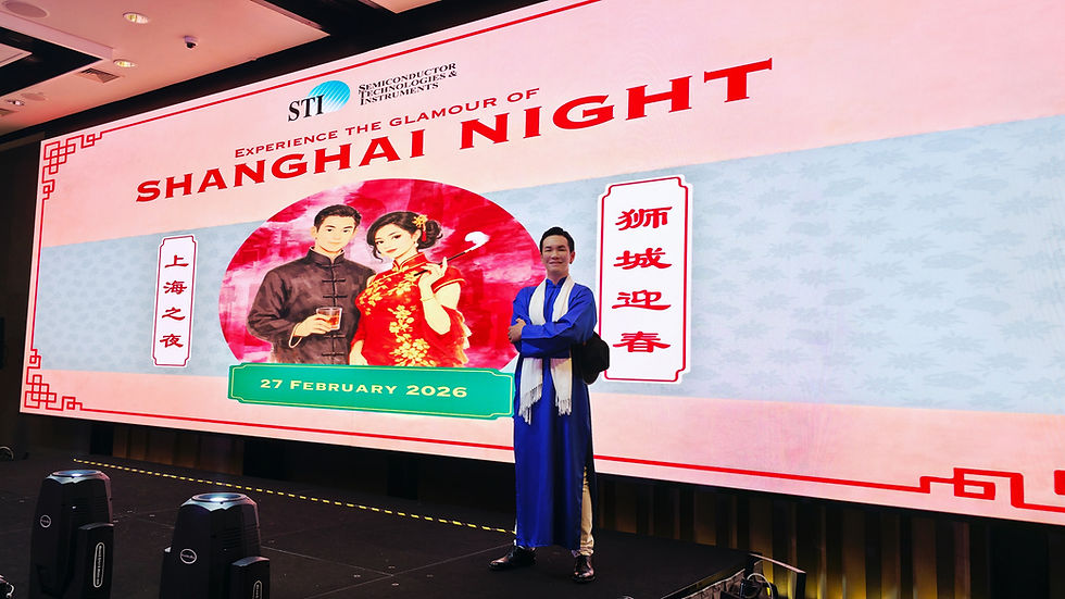 Emcee Ivan is the emcee for STI Dinner and Dance 2026!