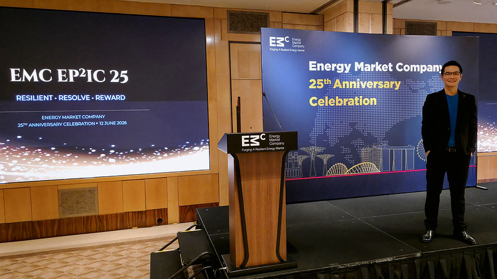 Ivan is the emcee for Energy Market Company (EMC) Grand 25th Anniversary Event!