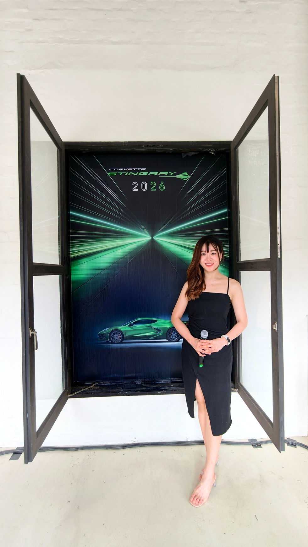 Emcee - Emcee Wendy is the emcee for 2026 Corvette C8 Soft Launch at Dempsey Hill!