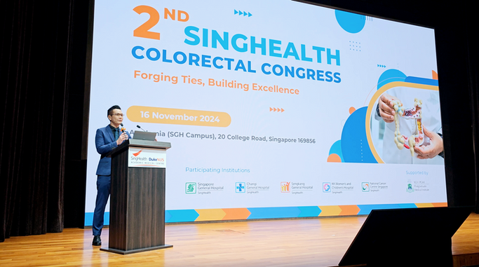 Emcee Singapore - 16th November 2024, 2nd SingHealth Colorectal Congress 2024 at Academia, The NAK Auditorium and SGH Colorectal Surgery 35th Anniversary Dinner 2024 at VOCO Orchard Singapore, Theme Forging Ties, Building Excellence. 