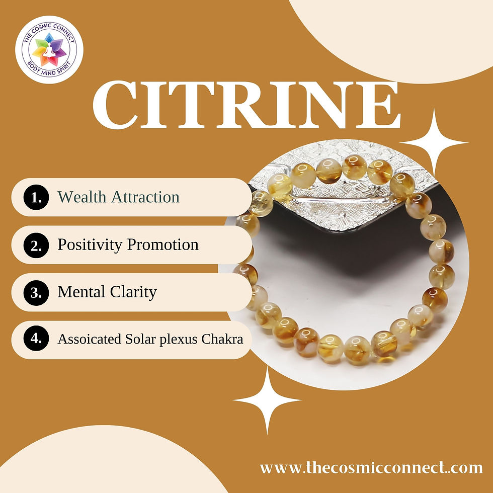 Thumbnail: Premium Citrine Bracelet - Abundance & Positive Energy