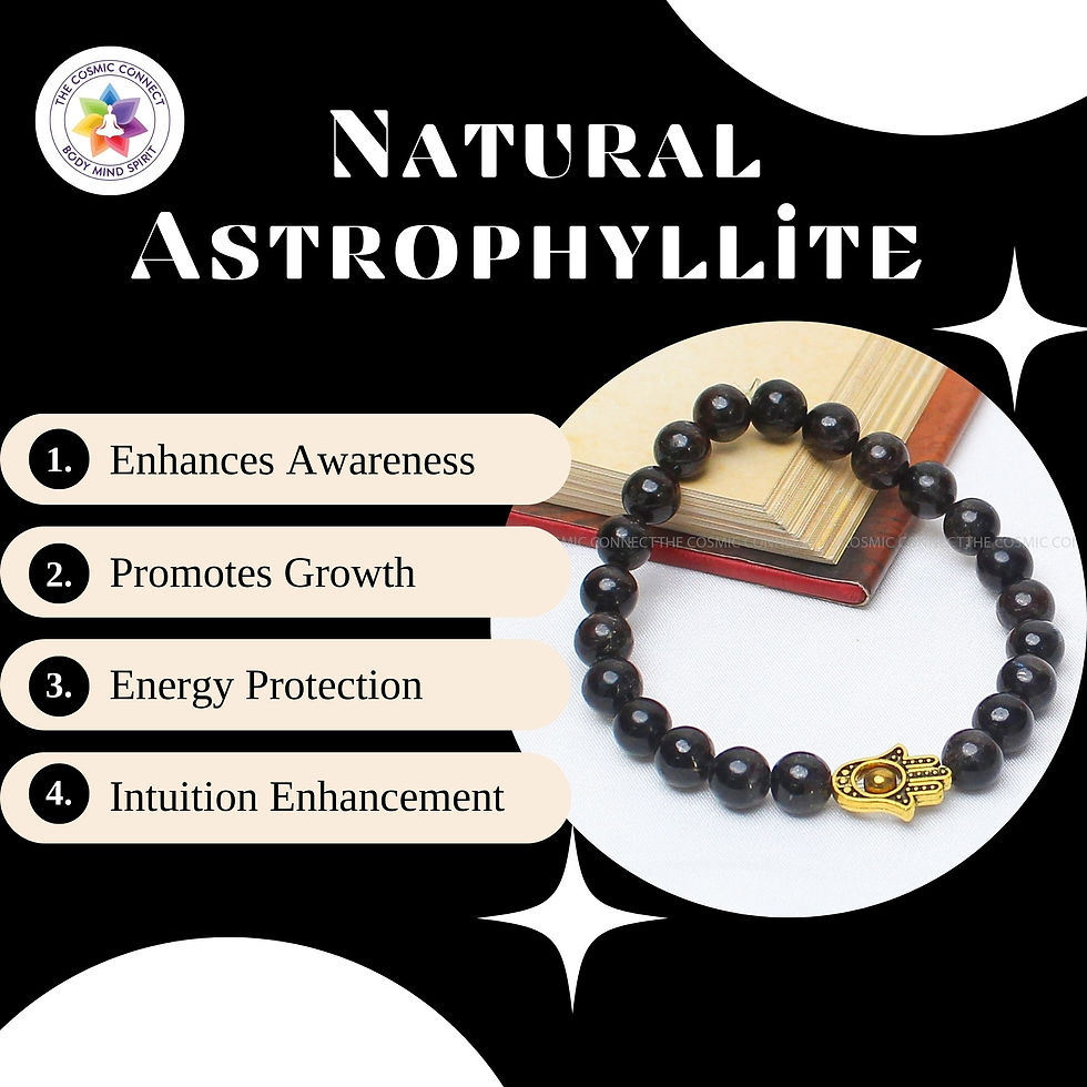 Thumbnail: Natural Astrophyllite Healing Bracelet – Awaken Your Inner Light