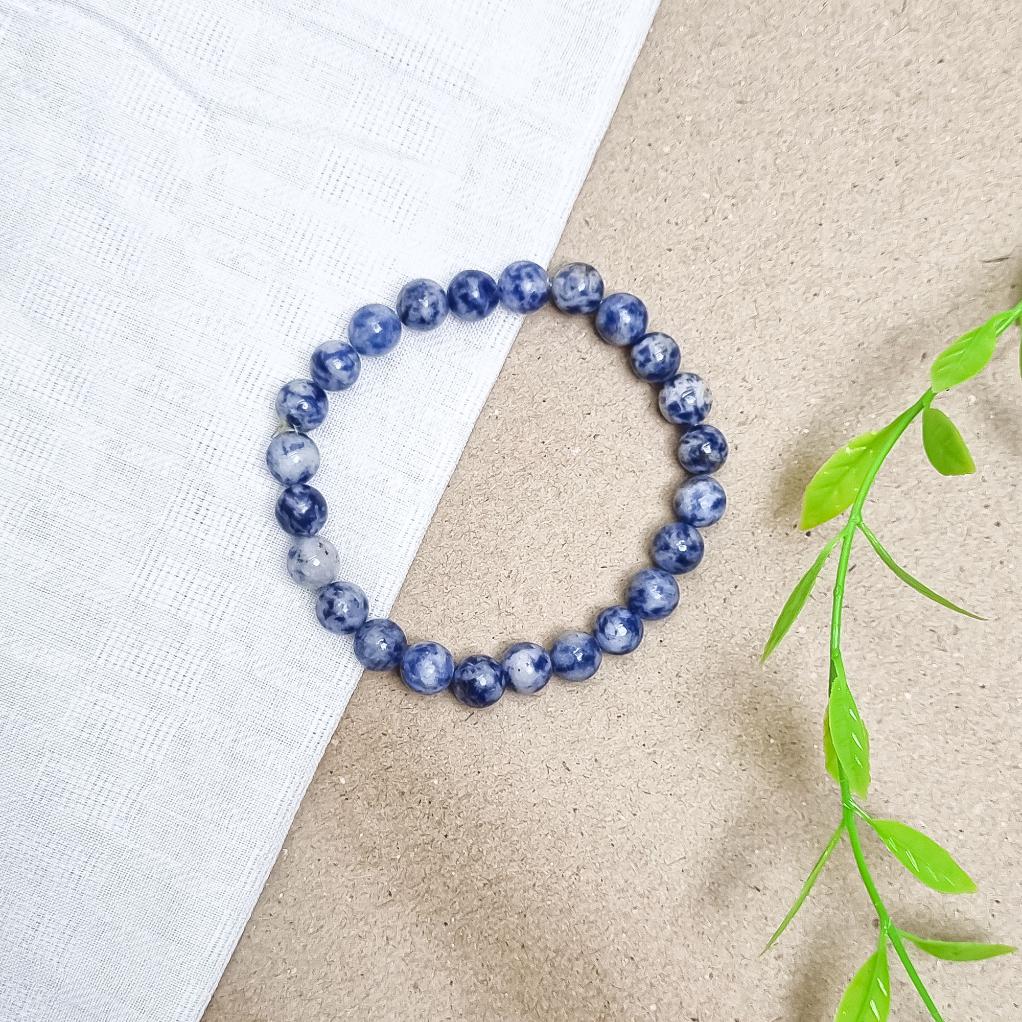 Sodalite Bracelet - Intuition & Clarity | 8mm Beads