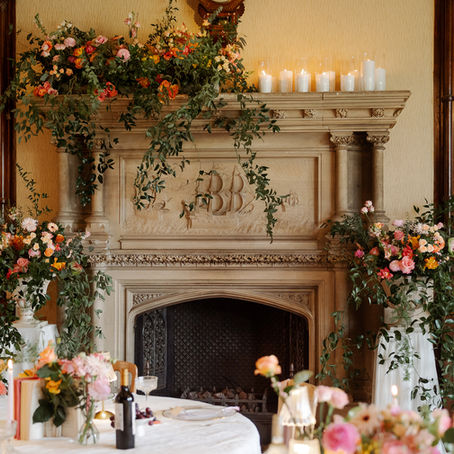 Full floral set up at The Elvetham Hotel