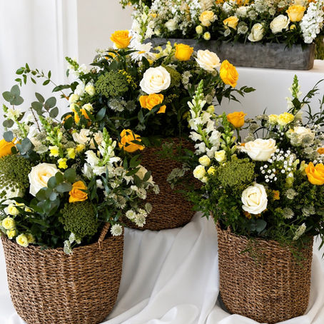Why Baskets Are the Perfect Choice for Wedding Flower Arrangements