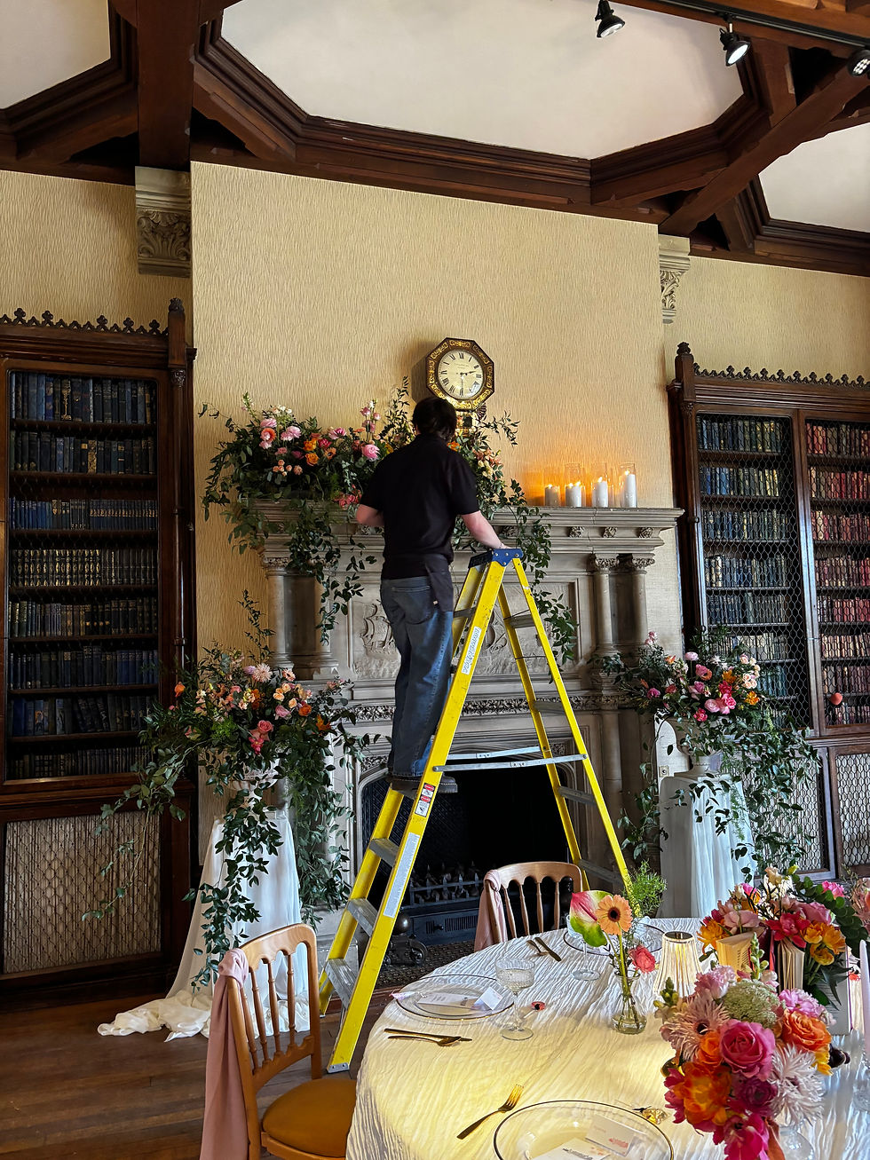 Floral Installation at The Elvetham Hotel, Hampshire