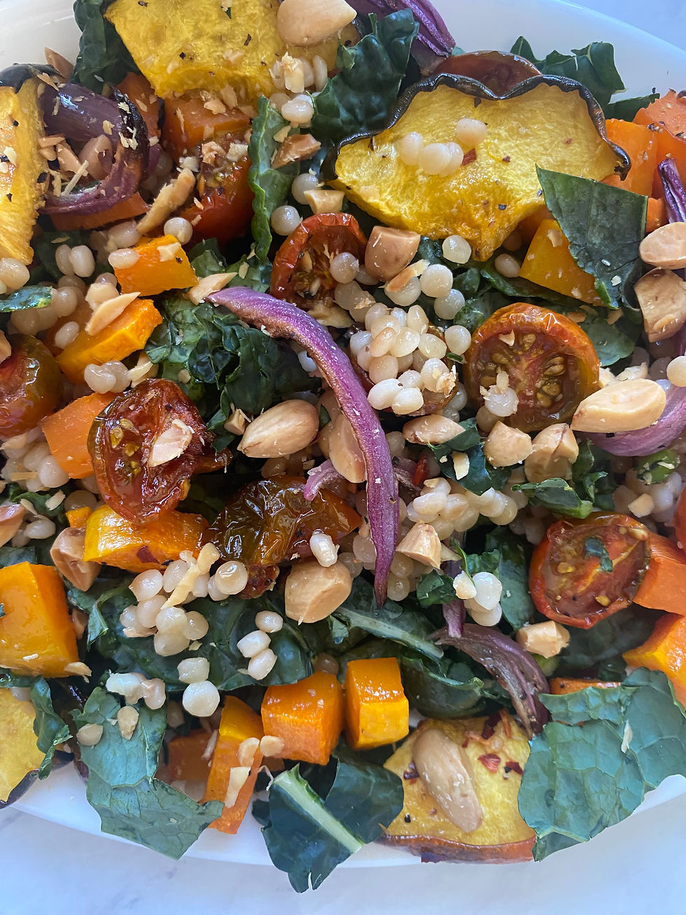 Harvest Bowl with Couscous and Fall Vegetables
