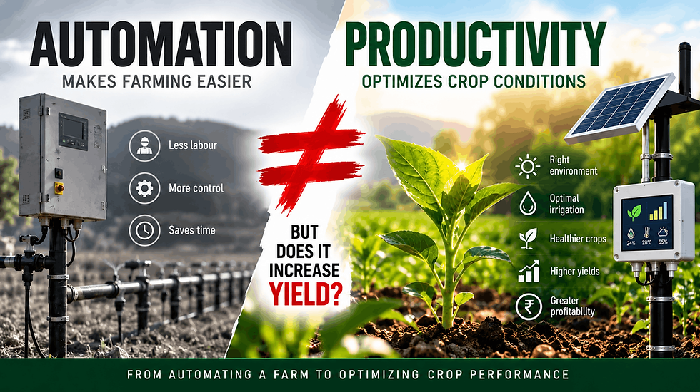 Why Most Farm Automation Doesn't Increase Crop Productivity
