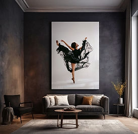 Large Ballerina Wall Art Display
