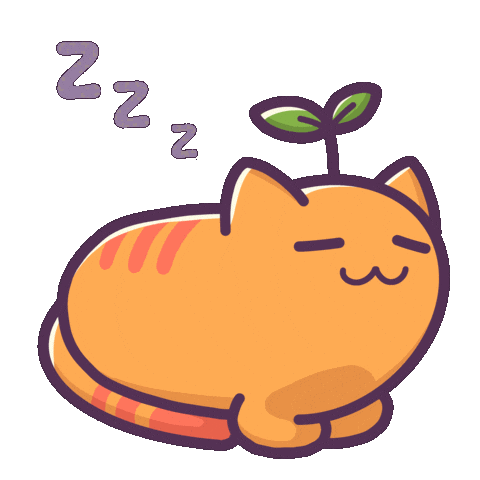 Sleepy Cat Sticker by Castaways.gif