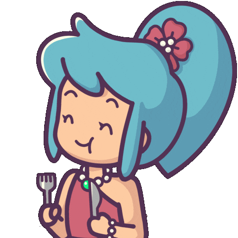 Marina Eating Sticker by Castaways.gif