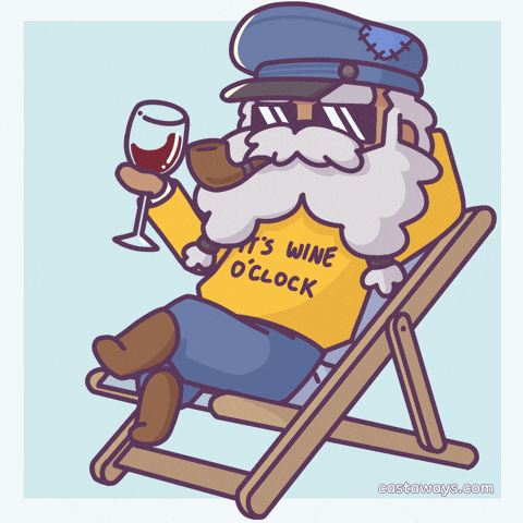 Red Wine Summer GIF by Castaways.gif