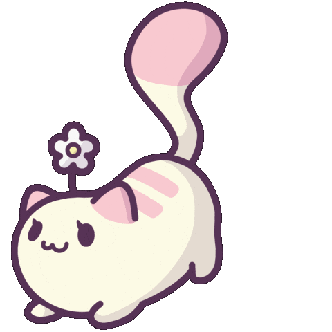 Cat Pounce Sticker by Castaways.gif