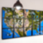 Thumbnail: USA National Parks, Illuminated Wall Map (15-Panel)