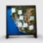 Thumbnail: California & Nevada National Parks, Illuminated Map Lamp