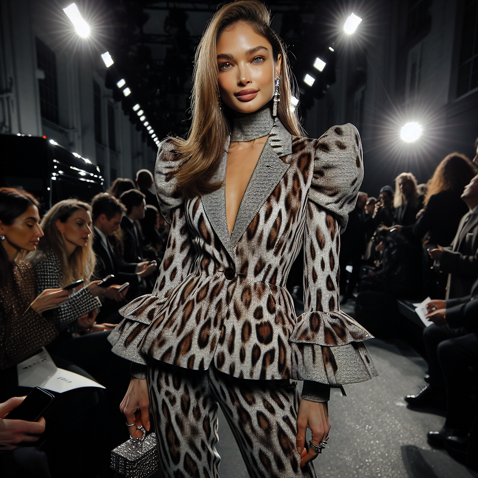 blake-lively-giraffe-print-outfit-michael-kors-nyfw-show