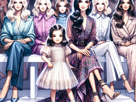 Front Row Fashionistas: Kylie Jenner and Stormi’s Latest Style Statement