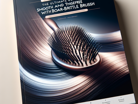 The Ultimate Guide to Achieving Smooth and Tangle-Free Hair with Boar-Bristle Brushes