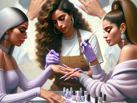 Behind the Scenes with Selena and J Lo’s Manicurist: Why Lilac is the Hottest Nail Trend of th