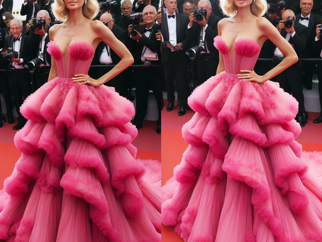 Margot Robbie Stuns in Pink Couture at the 2024 SAG Awards: A Fashion Fairytale